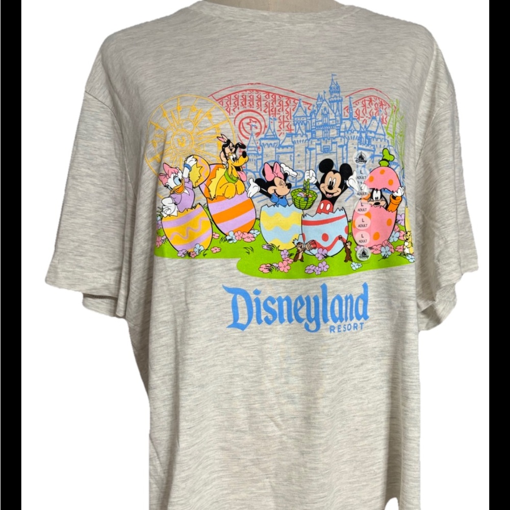 Disney Parks 2026 Disneyland Mickey & Friends Easter eggs,  T-Shirt LARGE Mickey